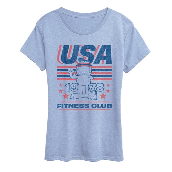 Garfield - USA Fitness Garfield - Women's Short Sleeve Graphic T-Shirt