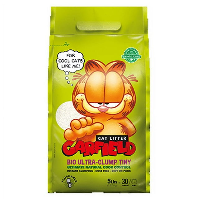 Garfield UltraClump Multi Cats Tiny Grains Biodegradable Flushable Cat