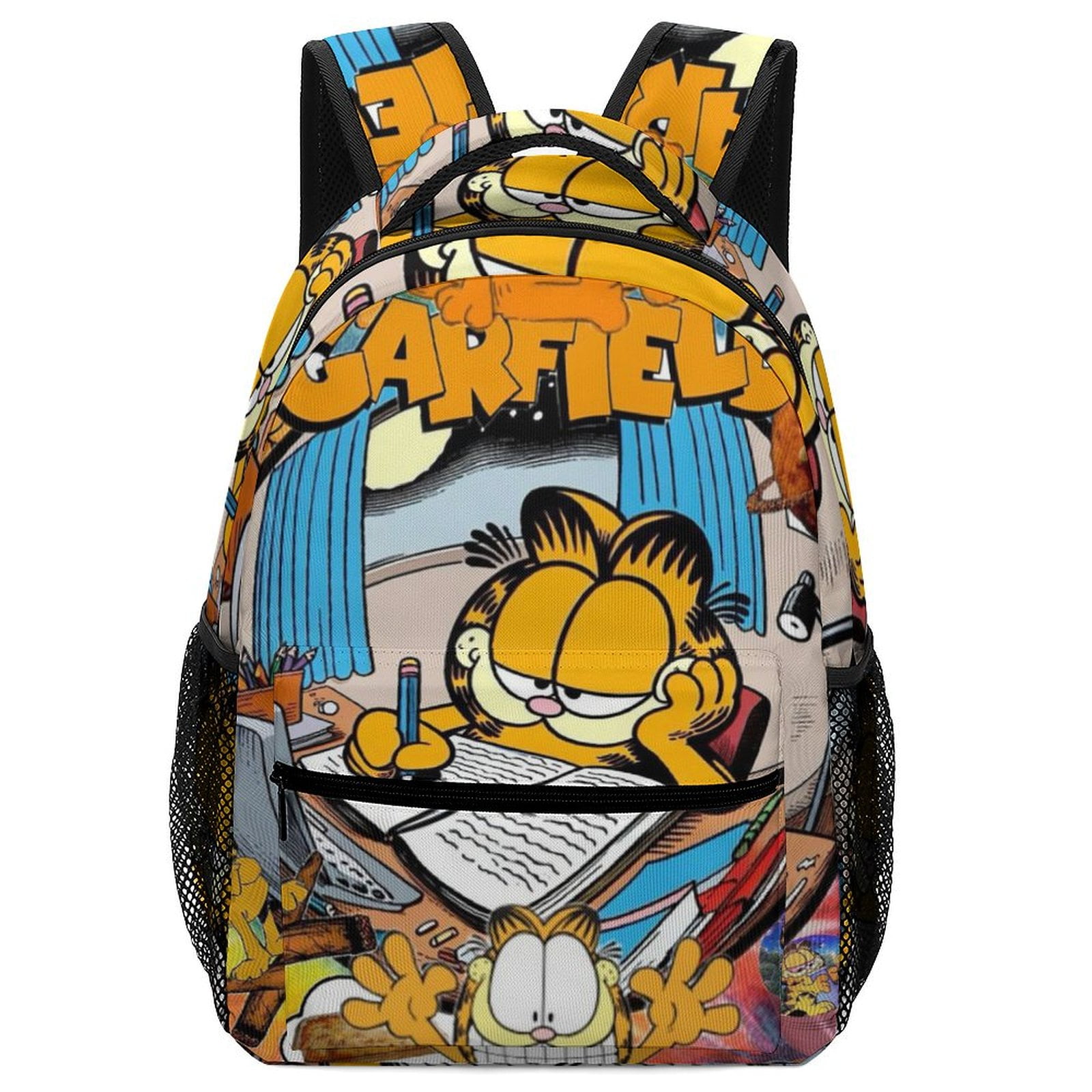 MOLUYGCC Garfield Unisex Backpack Book Bag Durable Sport Backpack Cute Pattern for Presc-hool Travel Ruckack