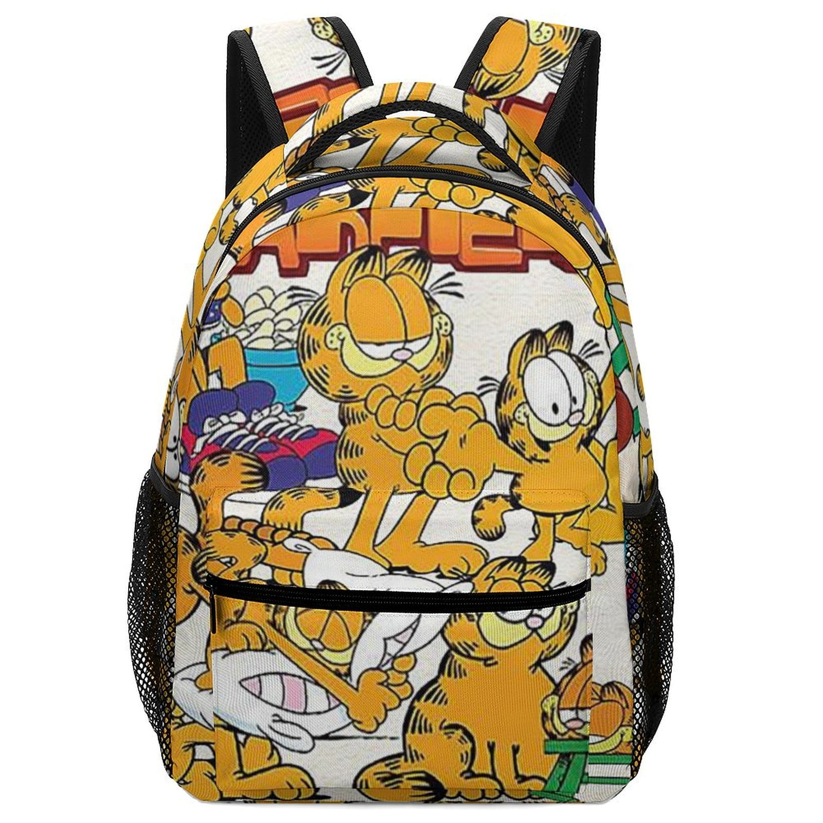 MOLUYGCC Garfield Unisex Backpack Book Bag Durable Sport Backpack Cute Pattern for Presc-hool Travel Ruckack