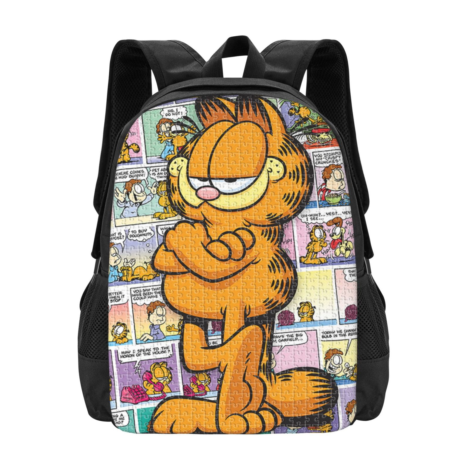 MOLUYGCC Garfield Unisex Simple Large Capacity Backpack Bags Study Preparation Gift