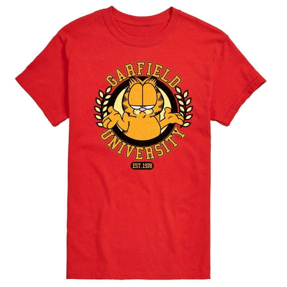 Garfield - University - Men's Short Sleeve Graphic T-Shirt