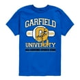 thumbnail image 1 of Garfield - University Sports Star - Toddler & Youth Short Sleeve Graphic T-Shirt, 1 of 5