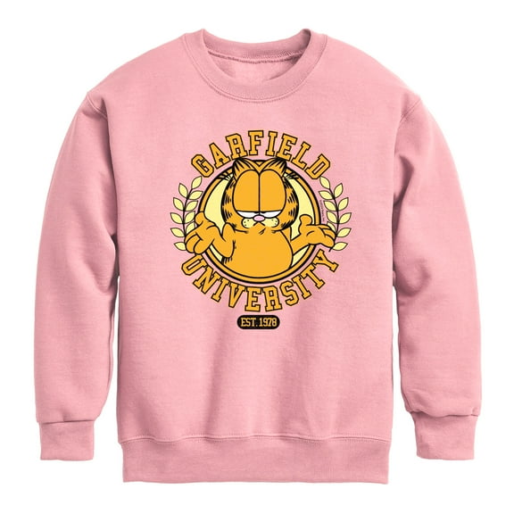 Garfield - University - Toddler & Youth Crewneck Fleece Sweatshirt