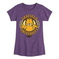 thumbnail image 1 of Garfield - University - Toddler & Youth Girls Short Sleeve Graphic T-Shirt, 1 of 5