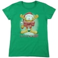 thumbnail image 1 of Garfield Unwrap The Joy! S/S Women's T-Shirt Kelly Green, 1 of 1