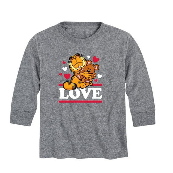 Garfield - Valentine's Day - Toddler And Youth Long Sleeve Graphic T-Shirt
