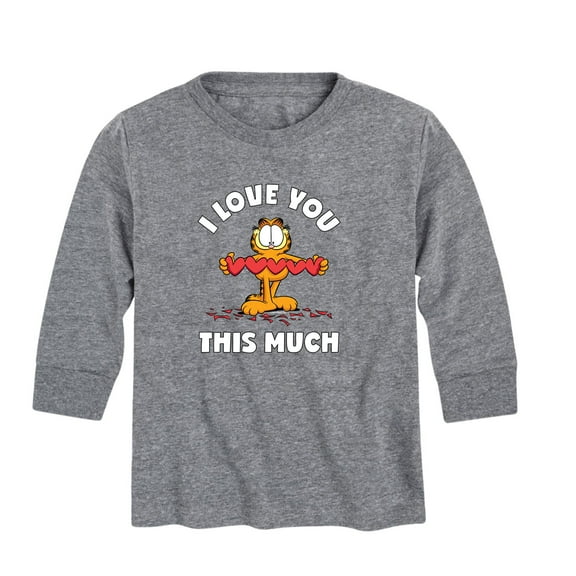 Garfield - Valentine's Day - Toddler And Youth Long Sleeve Graphic T-Shirt