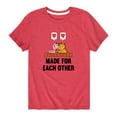 thumbnail image 1 of Garfield - Valentine's Day - Toddler And Youth Short Sleeve Graphic T-Shirt, 1 of 4