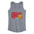 thumbnail image 1 of Garfield - Valentine's Day - Women's Racerback Tank Top, 1 of 4