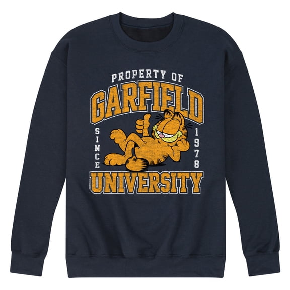 Garfield - Varsity - Men's Crew Neck Fleece Pullover