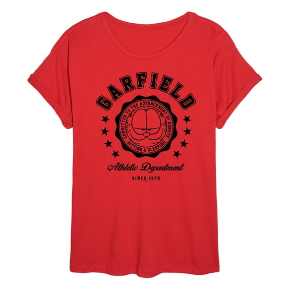 Garfield - Varsity Seal - Juniors Ideal Flowy Muscle T-Shirt