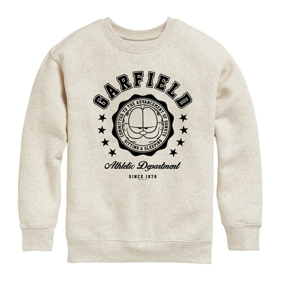 Garfield - Varsity Seal - Toddler & Youth Crewneck Fleece Sweatshirt