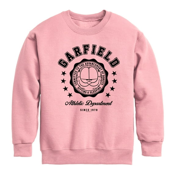 Garfield - Varsity Seal - Toddler & Youth Crewneck Fleece Sweatshirt