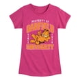 thumbnail image 1 of Garfield - Varsity - Toddler & Youth Girls Short Sleeve Graphic T-Shirt, 1 of 5