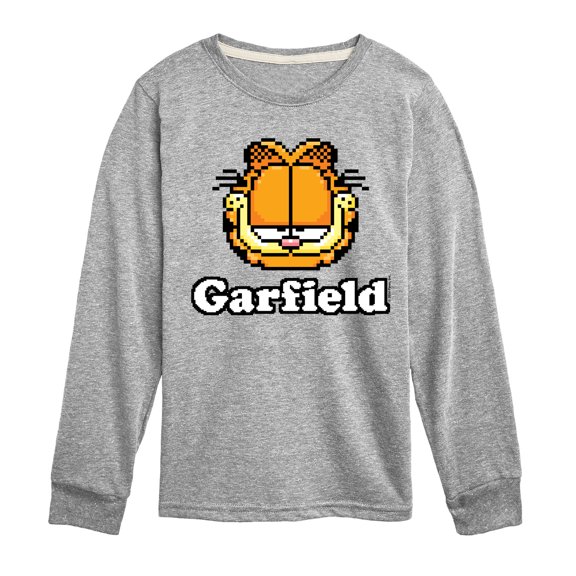Garfield - Video Game Garfield Logo - Toddler & Youth Long Sleeve Graphic T-Shirt