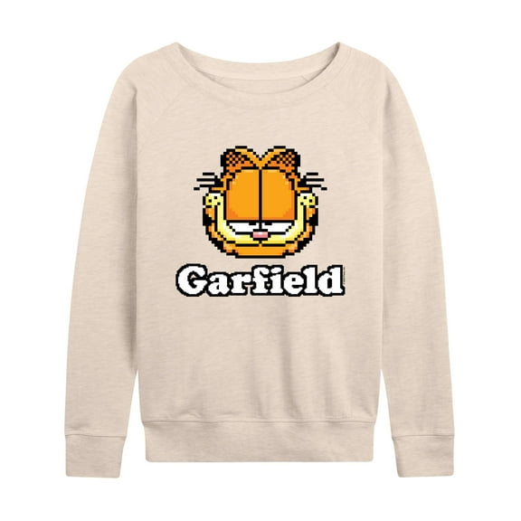 Garfield - Video Game Garfield Logo - Women's Lightweight French Terry Long Sleeve Shirt