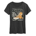 thumbnail image 1 of Garfield - Virgo Garfield Astrology - Womens Short Sleeve Graphic T-Shirt, 1 of 4
