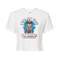 thumbnail image 1 of Garfield - Want You To Have A Happy Fourth - Juniors Cropped Cotton Blend T-Shirt, 1 of 5