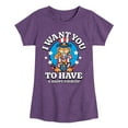 thumbnail image 1 of Garfield - Want You To Have A Happy Fourth  - Toddler & Youth Girls Short Sleeve Graphic T-Shirt, 1 of 5