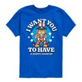 thumbnail image 1 of Garfield - Want You To Have A Happy Fourth - Toddler & Youth Short Sleeve Graphic T-Shirt, 1 of 5