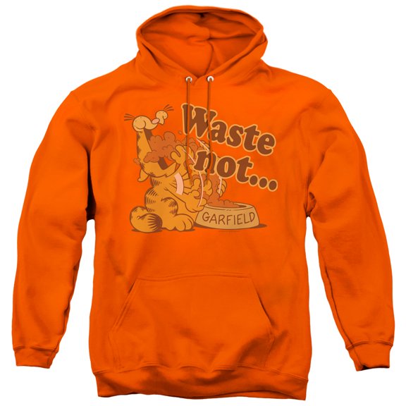 Garfield - Waste Not - Pull-Over Hoodie - Large