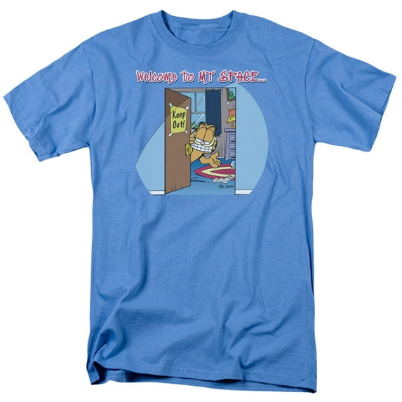 Garfield - Welcome To Myspace - Short Sleeve Shirt - Small