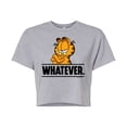 thumbnail image 1 of Garfield - Whatever - Juniors Cropped Cotton Blend T-Shirt, 1 of 5