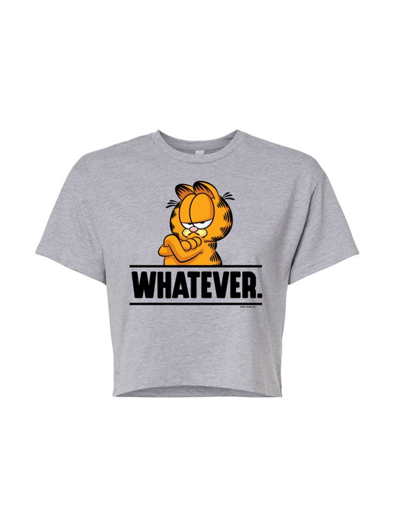 - Whatever Women's Cropped Graphic T-Shirt