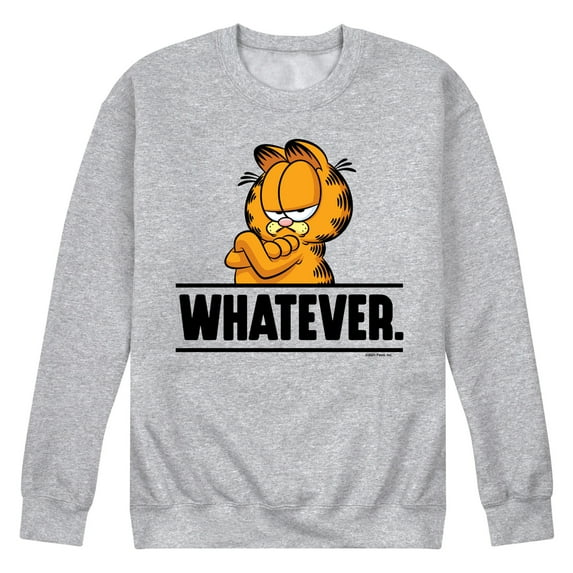 Garfield - Whatever - Men's Crew Neck Fleece Pullover