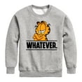 thumbnail image 1 of Garfield - Whatever - Toddler And Youth Crewneck Fleece Sweatshirt, 1 of 5