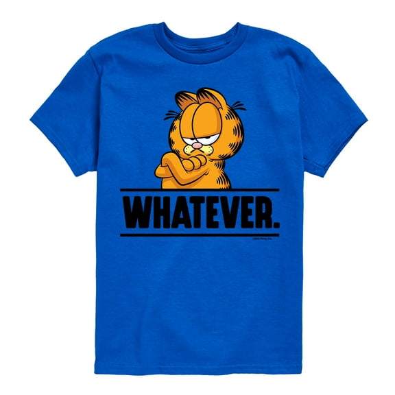 Garfield - Whatever - Toddler And Youth Short Sleeve Graphic T-Shirt