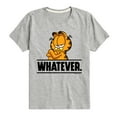 thumbnail image 1 of Garfield - Whatever - Toddler And Youth Short Sleeve Graphic T-Shirt, 1 of 5