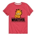 thumbnail image 1 of Garfield - Whatever - Toddler And Youth Short Sleeve Graphic T-Shirt, 1 of 5