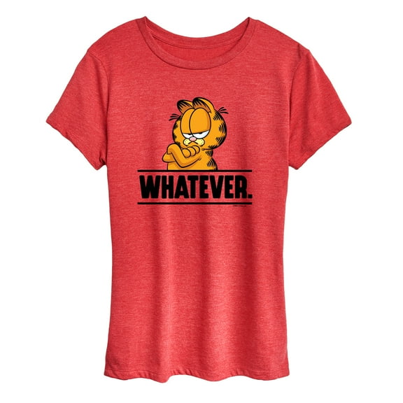 Garfield - Whatever - Women's Short Sleeve Graphic T-Shirt