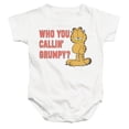thumbnail image 1 of Garfield Who You Callin Grumpy Unisex Infant Snap Suit for Baby (24 Months) White, 1 of 2