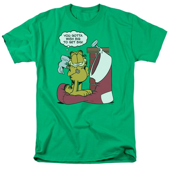 Garfield - Wish Big - Short Sleeve Shirt - XXX-Large