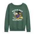 thumbnail image 1 of Garfield - Witch Way To The Candy - Women's Lightweight French Terry Long Sleeve Shirt, 1 of 5