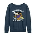 thumbnail image 1 of Garfield - Witch Way To The Candy - Women's Lightweight French Terry Long Sleeve Shirt, 1 of 5