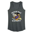 thumbnail image 1 of Garfield - Witch Way To The Candy - Women's Racerback Tank Top, 1 of 5