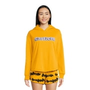 Garfield Women’s Hoodie and Shorts Pajama Set, 2-Piece, Sizes XS to 3X
