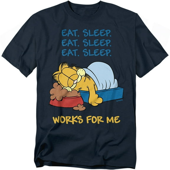 Garfield T-Shirt Works For Me Unisex Graphic Tee For Men & Women
