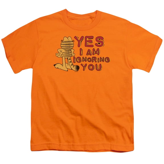 Garfield - Yes I Am - Youth Short Sleeve Shirt - Medium