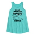 thumbnail image 1 of Garfield - Your Opinion Has Been Duly Noted - Toddler & Youth Girls A-line Dress, 1 of 4