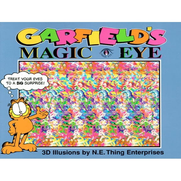 Pre-Owned Garfield's Magic Eye: 3D Illusions (Paperback) 0836270541 9780836270549