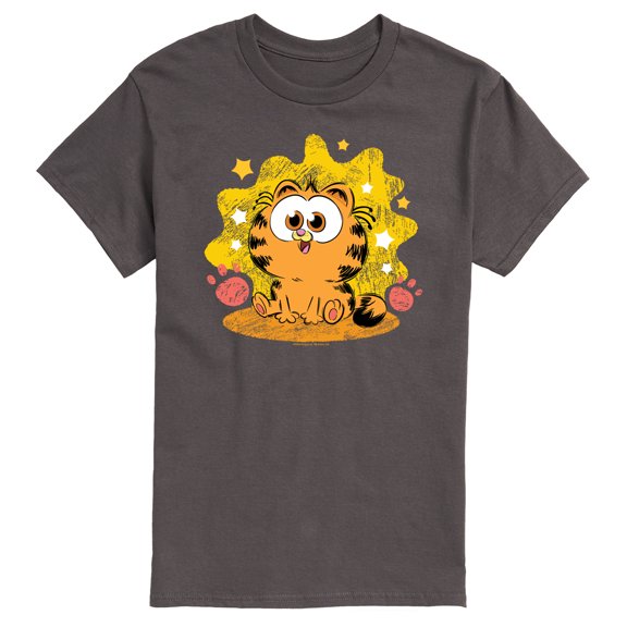 Garfield the Movie - Baby Garfield Paws And Stars - Adult Short Sleeve T-Shirt
