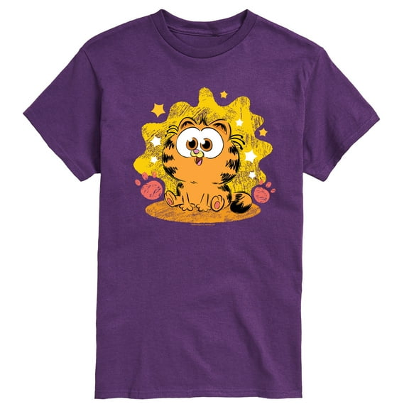 Garfield the Movie - Baby Garfield Paws And Stars - Adult Short Sleeve T-Shirt