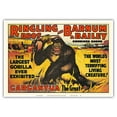 thumbnail image 1 of Gargantua the Great Gorilla - Ringling Brothers and Barnum & Bailey Circus - Greatest Show on Earth - Vintage Circus Poster c.1938 - Master Art Print 10in x 14in, 1 of 4