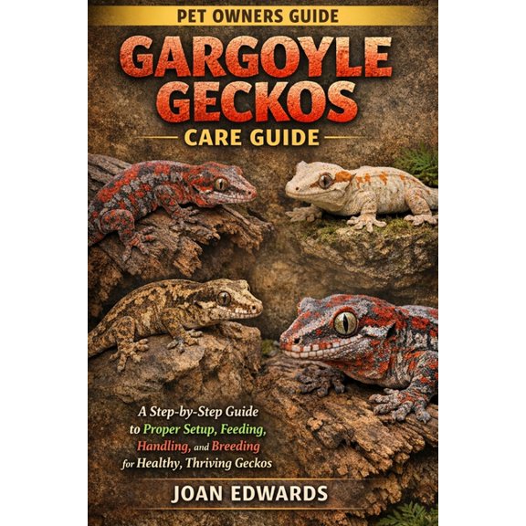 Gargoyle Geckos Care Guide: A Step-by-Step Guide to Proper Setup, Feeding, Handling, and Breeding for Healthy, Thriving , (Paperback)