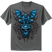 Gargoyle Skull Shirt Mens Graphic Tee